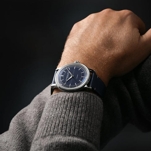 Millesime Blue Leather Watch - 2
